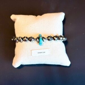 Chan Luu NWOT Turquoise Pyrite Hematite Bracelet